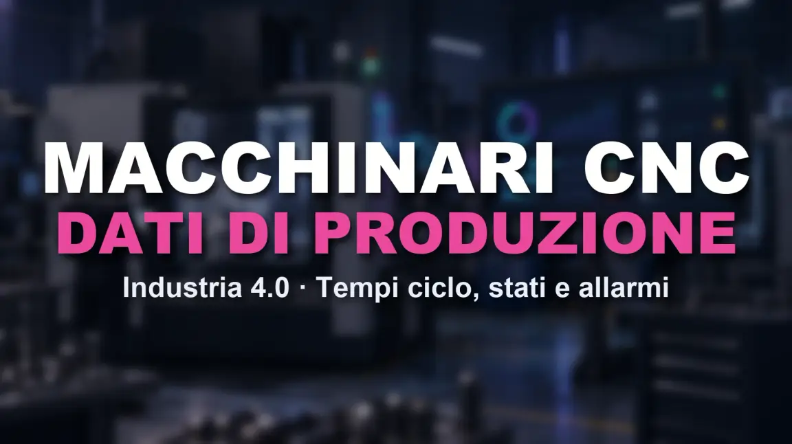 Soluzione: SmartCNC - Industria 4.0 per PMI